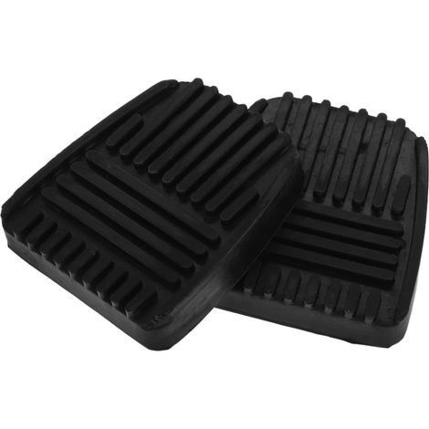 2 pièces Lot de Couvre-pédales Caoutchouc Antidérapants pour Frein et tapis de pédales de frein et d'embrayage adaptés aux Toyota RAV4, Land Cruiser, Camry et Celica (modèle 31321-14020) (1/5)