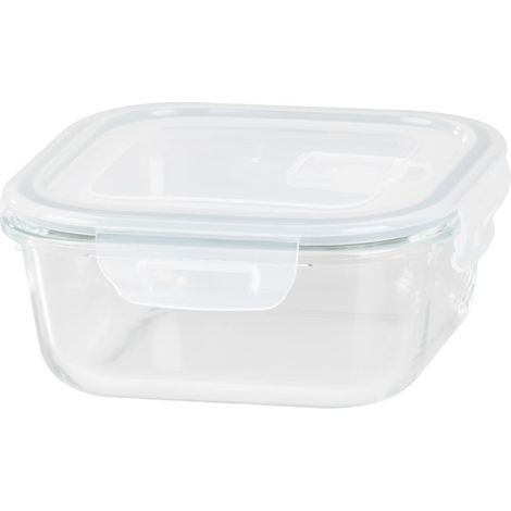 Dose MagicHome, Glas, quadratisch, 800 ml, mit Deckel, mit Entlüftungsventil (1/3)