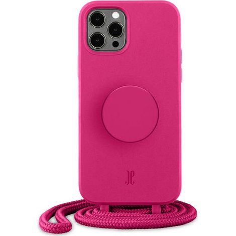 iPhone 12 Just Elegance PopGrip Hülle Pink (1/5)