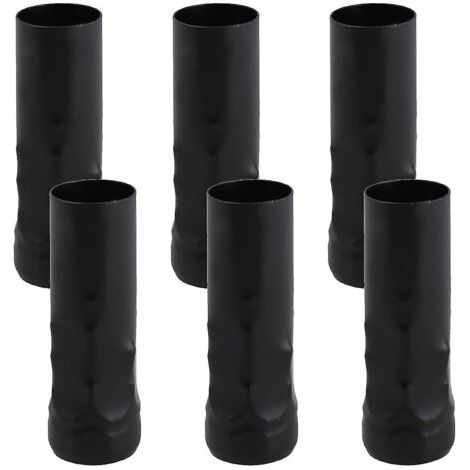 Convient pour un ensemble de 6 abat-jour en cristal pour lustre, 25 x 80 mm, noir WS5745 (1/3)