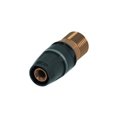 TECElogo Push Übergangsnippel, Rotguss/Siliziumbronze, 8713102 (1/3)