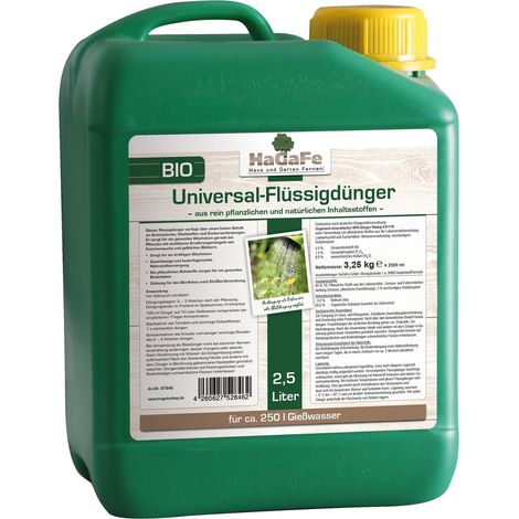 HaGaFe Bio Universal Flüssigdünger Blattdünger Universaldünger Dünger 2,5 L (1 x 2,5L) (1/2)
