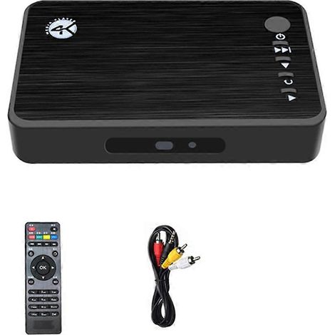 Lecteur multimédia 4K Ultra HD pour voiture, TV, carte SD MMC RMVB MP3, disque dur externe USB, clé USB, boîtier lecteur multimédia, prise US (1/5)