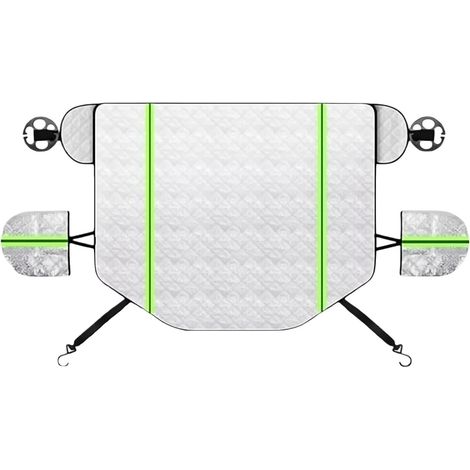 Couverture de Pare-Brise de Voiture Couverture de Protection de Pare-Brise d'hiver pour imperméable, Anti-buée, Anti-Gel, Anti-poussière, résistant au Soleil et à la Chaleur, Anti-Neige et Anti-Froid (1/5)