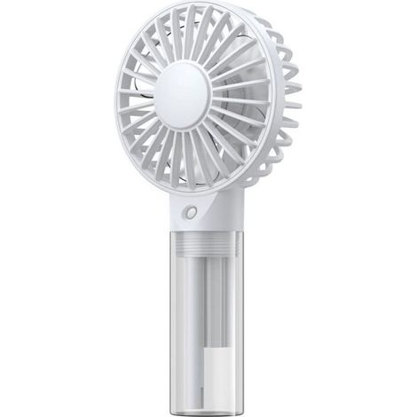 Ventilador nebulizador portátil recargable: miniventilador de refrigeración personal con depósito de 32 ml para viajes y uso al aire libre (1/3)