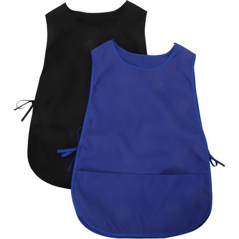 Tablier de Travail Utilitaire Unisexe en Tissu Résistant, Modèle Gilet pour Nettoyage Cuisine, Adapté aux Professionnels du Ménage Restauration (1/2)