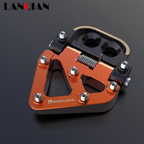 Aplicable a: Accesorios para motocicleta 890 SMT/SM T 2023-2024-2025 Extensor de pedal de palanca de freno trasero Extensión de estribera 890SMT 2025+ (Naranja) (1/5)