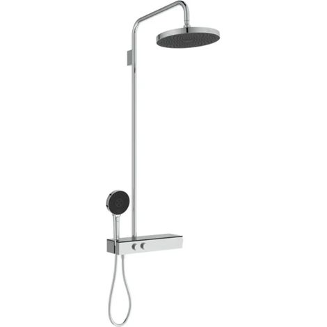 Ideal Standard Sistema de ducha con termostato Solos, Cromo, A7880AA