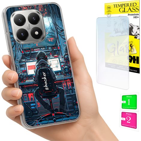 Schutzhülle für Xiaomi 15T: Fotohülle, Rückseite + 9H-Glas (1/5)