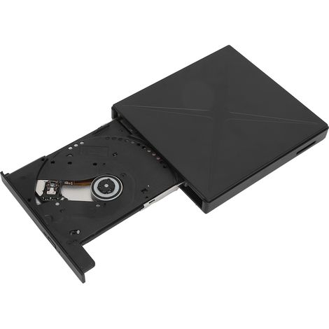 Lecteur DVD externe USB 2.0/3.0 haute vitesse, lecteur de cartes mémoire, boîtier TPEC, graveur DVD Plug and Play pour ordinateur portable et de bureau. (1/5)