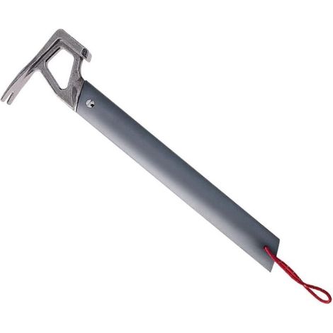 Marteau de tente Tent en aluminium, léger et multifonctionnel, pour le camping et la randonnée. Outil idéal pour arracher les piquets de tente et d'auvent (gris).