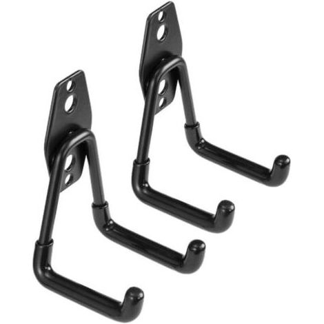 (S)2 Stück Wandhaken, robuste Garagenhaken, Stahlhaken für Gartengeräte (1/4)