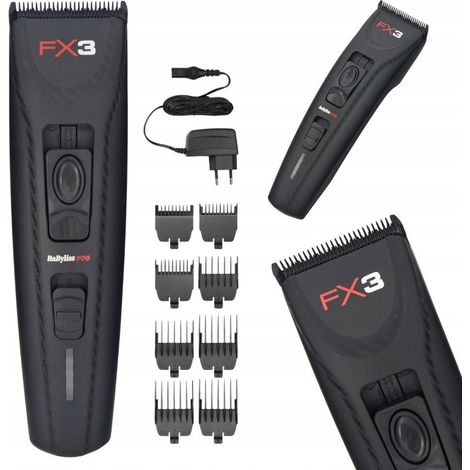Tondeuse à cheveux Babyliss Pro FX3 Noire FXX3CBE Lame DLC sans fil