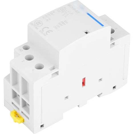 Contacteur Modulaire AC 63A 2P 230V Rail DIN 2NO Interrupteur Industriel (1/4)