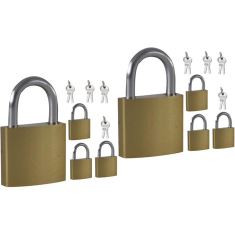 Cadenas en laiton série POPETPOP 2, petits cadenas, cuivre (1/5)