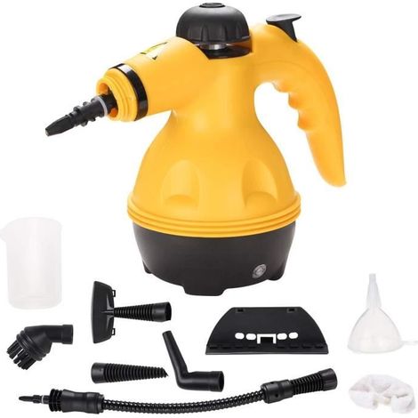 Tragbarer Dampfreiniger – Haushaltsgeräte – 1000 W – 4 bar – 350 ml – Gelb (1/4)
