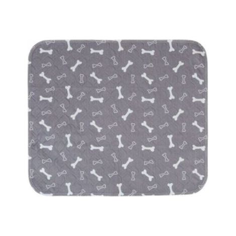 Lot de 1 tapis de dressage pour chien, lavables, réutilisables, super absorbants, anti-fuites, antidérapants, pour chats et chiens - S 60 x 40 cm - Gris (1/5)