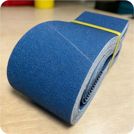 15 Pièces Bandes Abrasives 100 x 915 mm Grain 60 (1/5)