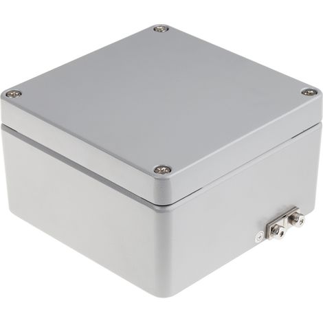Boîtier RS PRO en Aluminium, 91 x 160 x 160mm IP65, IP66, IP67, IP68 ( Prix pour 1 ) (1/3)