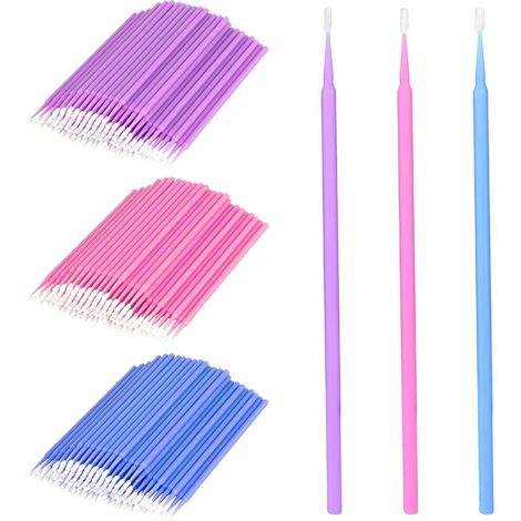 Pack of 240 car paint pads - Microfiber tip - For repairing paint damage (3 colors and 3 sizes) (1/5)