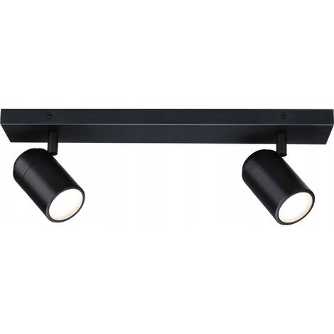 Plafoniera Paulmann Zyli nero opaco design moderno (1/3)