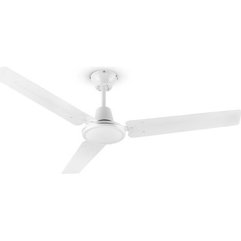 Spin Doctor Deckenventilator  3 Flügel  Ø 48&quot / 122 cm  9963 m³/h  56 W  3 Geschwindigkeiten  Wandsteuerung  Edelstahl