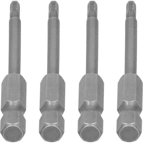 S2 Alloy Steel Hex Screwdriver Bits, Pack of 10 (1/5)