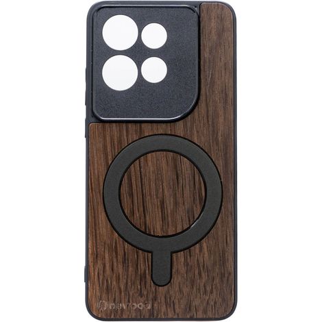 Custodia in legno Bewood per Motorola Edge 50 Neo in rovere affumicato con MagSafe (1/2)