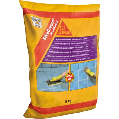 Stucco per fughe SikaCeram SmallGrout bianco sacco 5 kg (1/2)