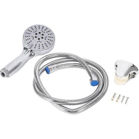 Ensemble de douche 3 pièces pour salle de bain domestique : pommeau de douche, flexible et support (1/5)