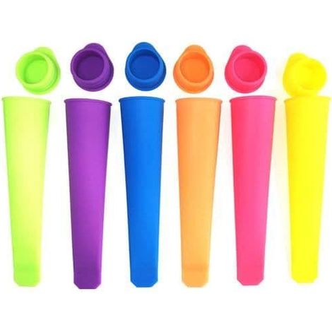 3 moules à glace en silicone pour crèmes glacées à pousser (couleur aléatoire) (1/4)
