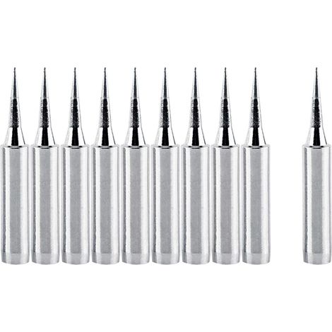 10pcs Pointes à souder, 900M-T-I embout fer a souder, Panne fer a souder, Soudure de pointe de fer, outil de station de pointes de fer à souder de remplacement à souder pointu pour outil de station (1/5)
