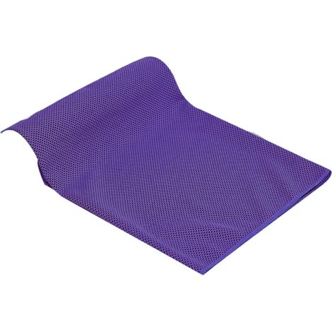 GARRYFIZH Serviette rafrachissante, légère, douce, pour sport, yoga, fitness, violette (1/5)