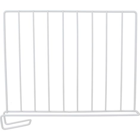 Étagère séparatrice pour placard en bois, robuste organiseur de rangement pour armoires de chambre, cuisine, salle de bain et bureau.