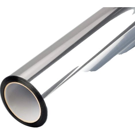 Pellicola per finestre autoadesiva, protezione UV, argento, 60x300 cm (1/2)