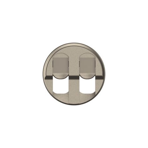 ENJOLIVEUR PRISE RJ45 DOUBLE TITANE Céliane 2024 - CT2346 - Legrand (1/2)