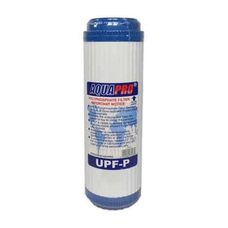 Cartouche filtrante anti calcaire polyphosphate Aquapro