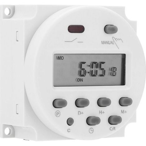 Interruptor temporizador digital de 12 voltios L701 CN101a DC 12v Mini LCD Control digital Microcomputadora Fuente de alimentación Temporizador (1/5)