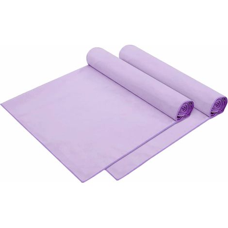 Serviettes de Transat 2 pcs Violet 210 x 75 cm