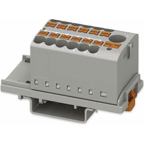 PHOENIX CONTACT Bloc de distribution, 3273088, PTFIX 6/12X2,5-NS35 GY