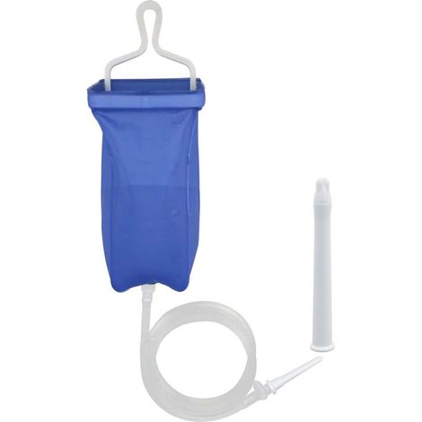 Sac à lavement réutilisable 2L - Kit de voyage pour irrigation intestinale