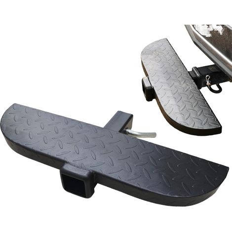 Étape d'attelage de récepteur, étape d'attelage de remorque - Marche d'attelage de protection de pare-chocs d'attelage,Protection de pare-chocs arrière antidérapante, marches d'attelage de remorquage, (1/5)