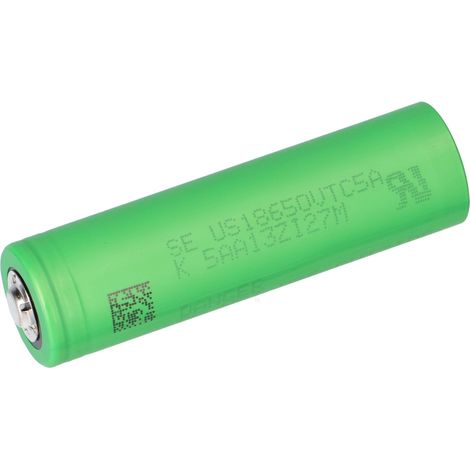 Murata Konion US18650VTC5A 3,6V 2600mAh 35A Button Top (1/5)