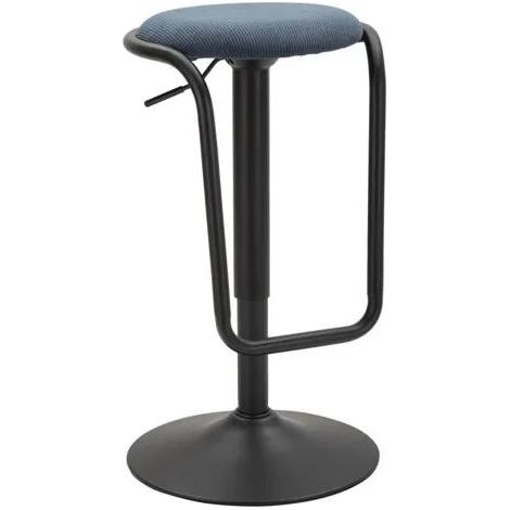 Verstellbarer Barhocker Mauro Ferretti schwarz blau 61 83 cm