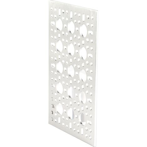 Panneau mural en treillis d'aluminium, grille décorative industrielle, composant de contrôle 3123-0096-0144, panneau de protection perforé. (1/5)