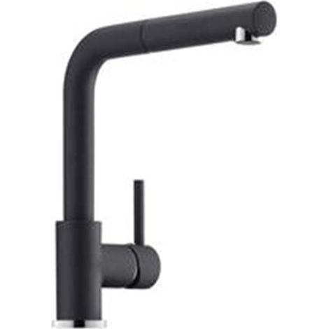 Naber LINEA Küchenarmatur Gramix 2 mit ausziehbarem Auslauf Cin-Nagranit espresso (1/4)