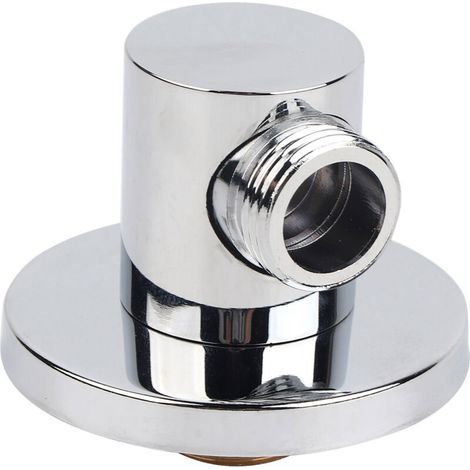 Copper wall-mounted shower hose connector, wall elbow, G1/2 inch bathroom accessories (1/5)