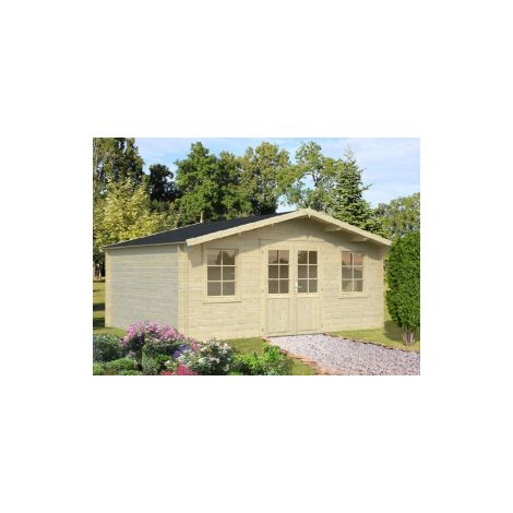 CASETTA DA GIARDINO IN LEGNO D' ABETE NORDICO(28mm) - 504x380 cm -PAVIMENTO ESCLUSO -ITALFROM41 (1/2)