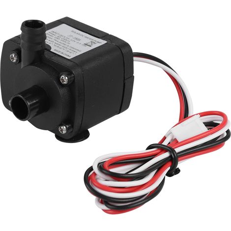 Pompe à eau DC 12V 300L/H Débit 1800 Tr/Min Dissipation rapide chaleur Mini Pompe DC (1/5)