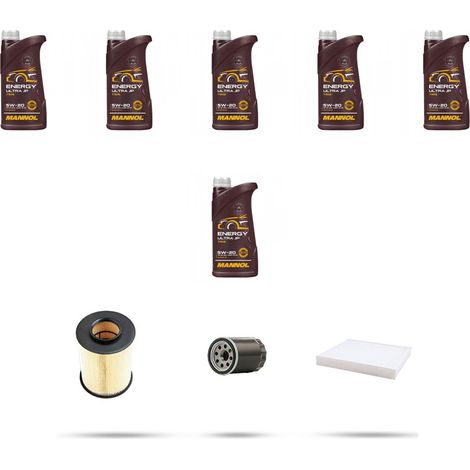 Kit tagliando 3 FILTRI e 6L OLIO compatibile con Ford Kuga II 2.0 EcoBoost 178kw dal 2017 (1/5)